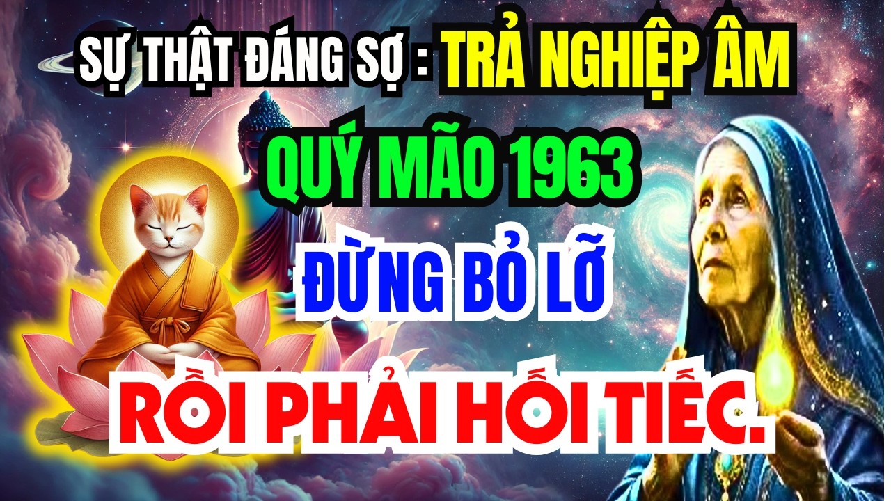 Sự Thật Đáng Sợ: Quý Mão 1963 Tháng 1 ÂL Trả Nghiệp Âm, Bị Hại Ngầm Biết Muộn Hối Hận Cả Đời