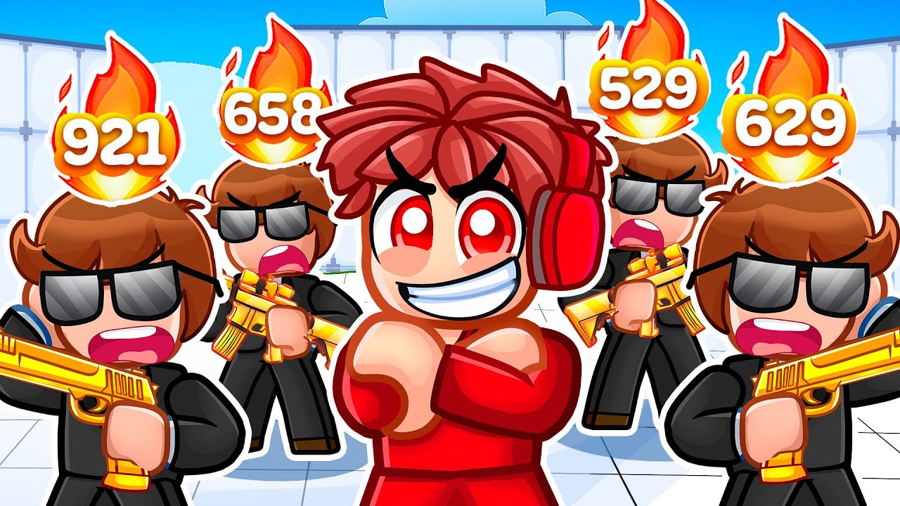 Я нанял 5 телохранителей в Roblox Rivals