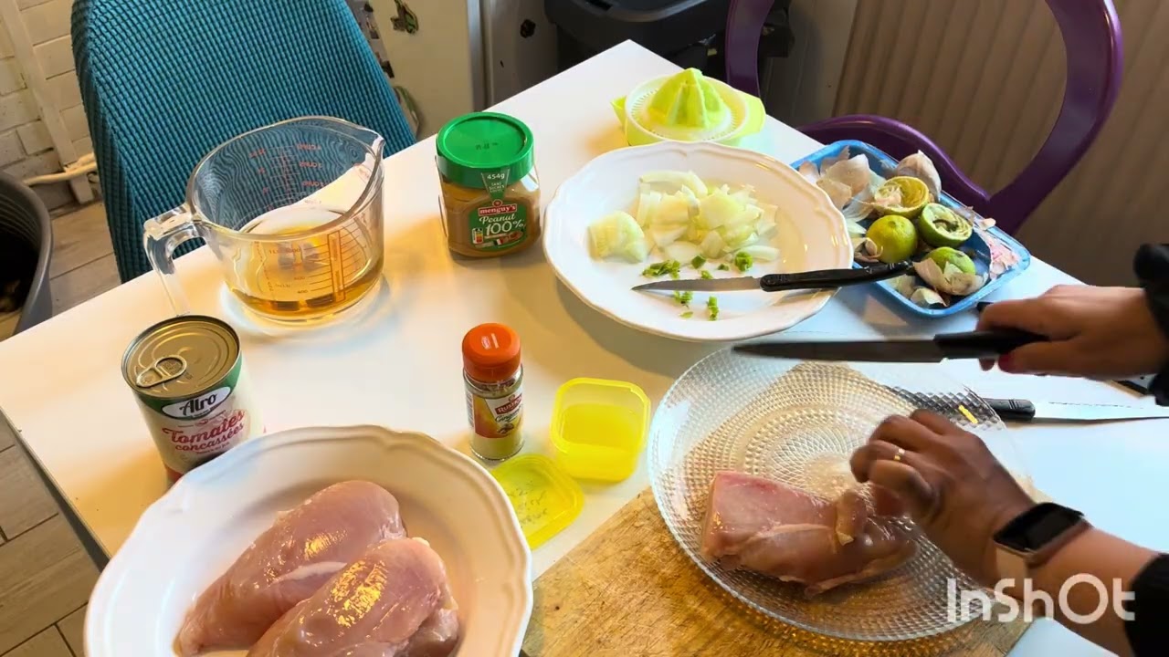 Poulet mafé je teste la recette de Jow 😋