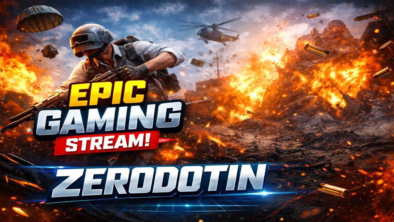 live with zerodotin bgmi 4.2 full entertainment