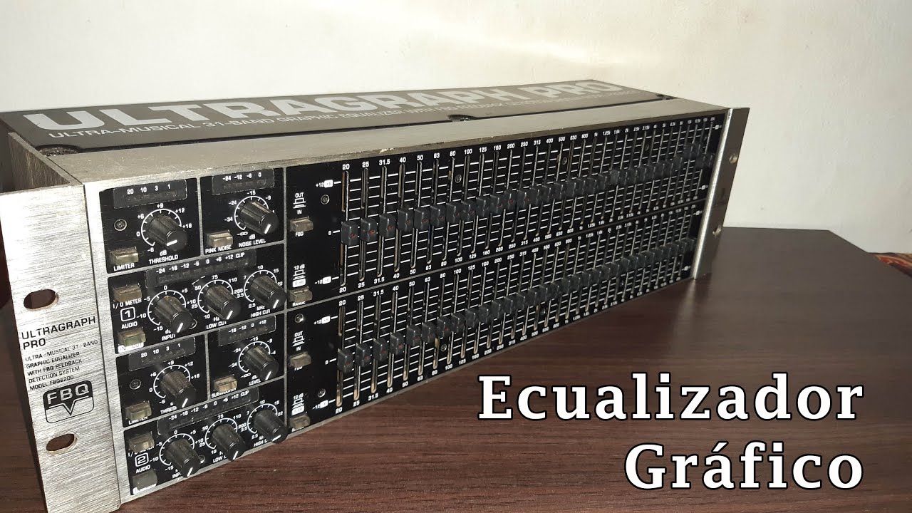 Pre Amplificador Ecualizador Gráfico | Partes y Funcionamientos | Behringer Ultragraph PRO