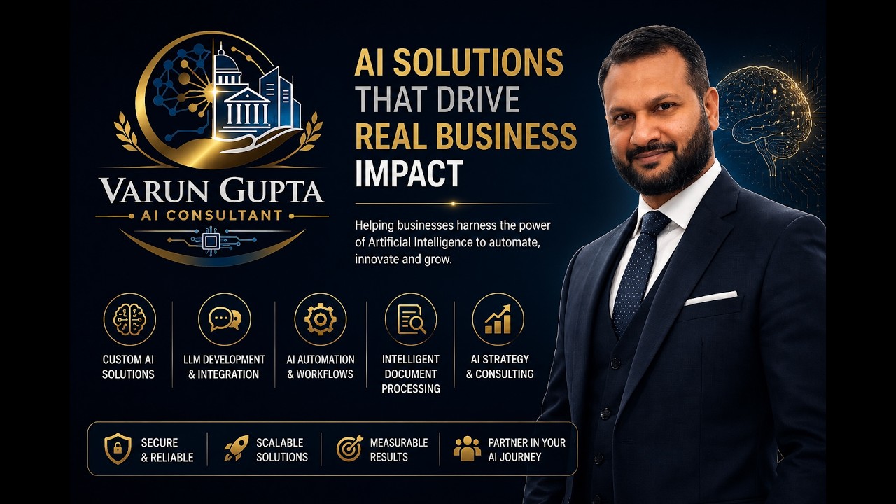 Custom AI & Large Language Model (LLM) DevelopmentBy Varun Gupta | AI Consultant