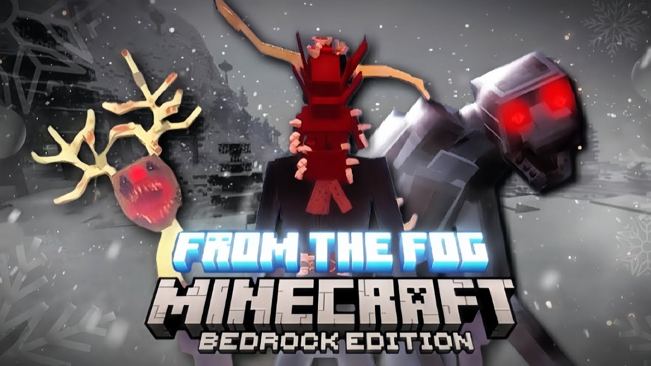 Surviving Christmas Dweller in Minecraft bedrock From The Fog