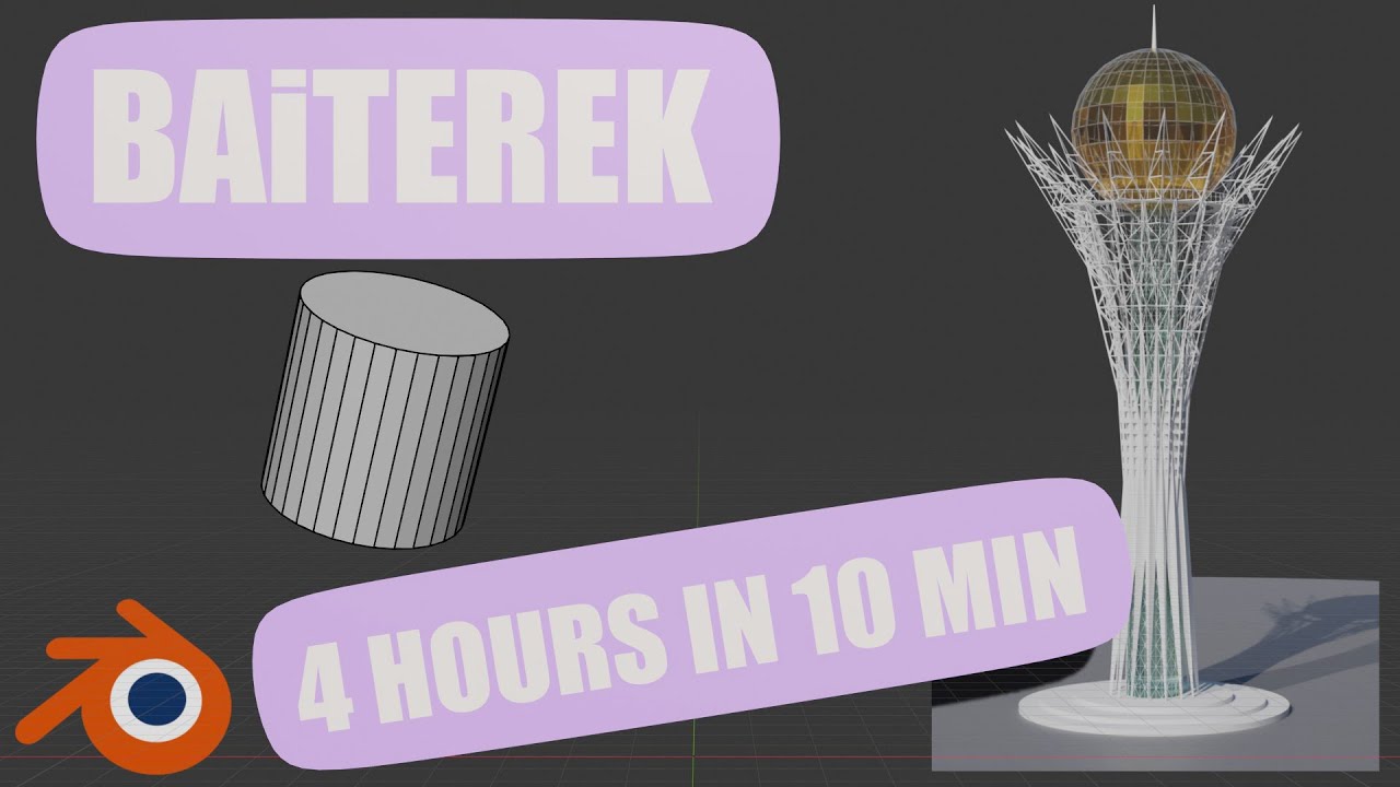 BAITEREK make Full Copy in Blender 3D Timelapse