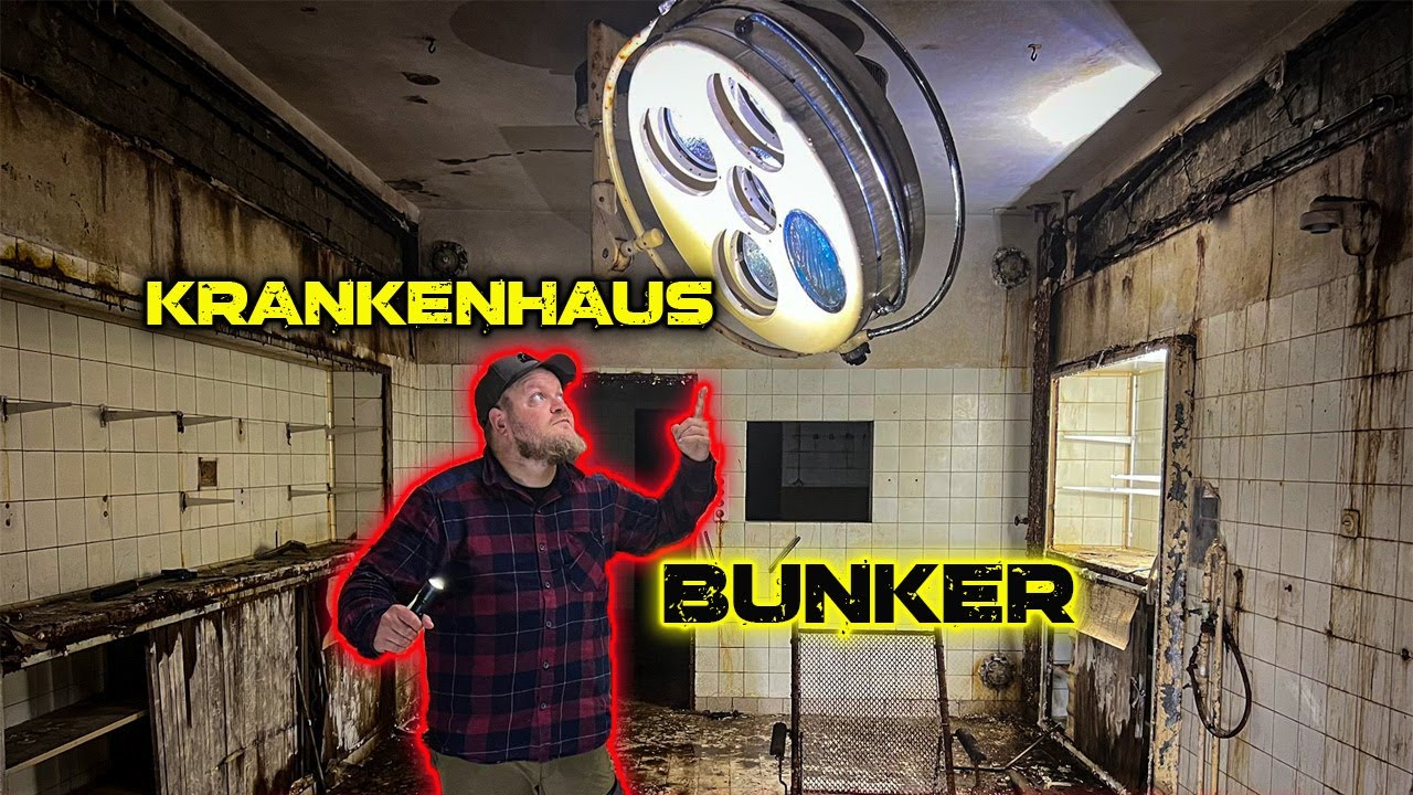 Verlassener Krankenhaus Bunker direkt unter aktiven Krankenhaus #urbex