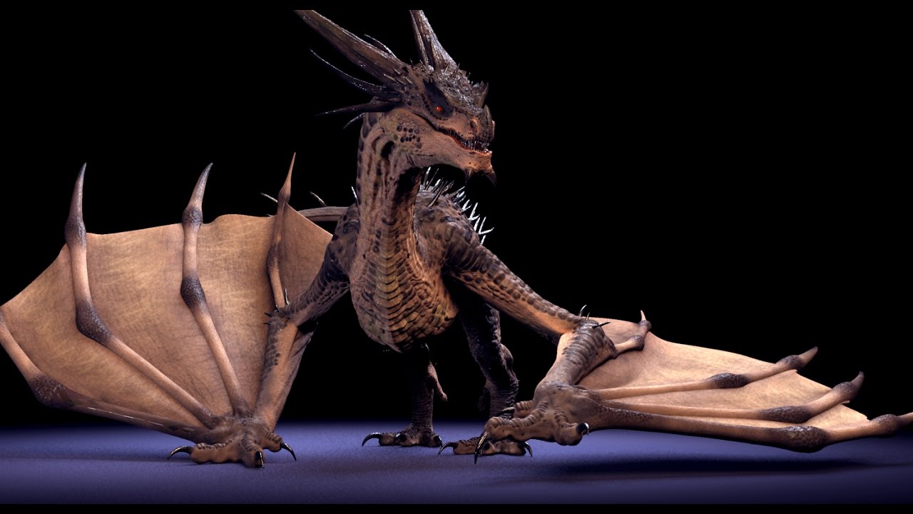 Free Maya Dragon Rig