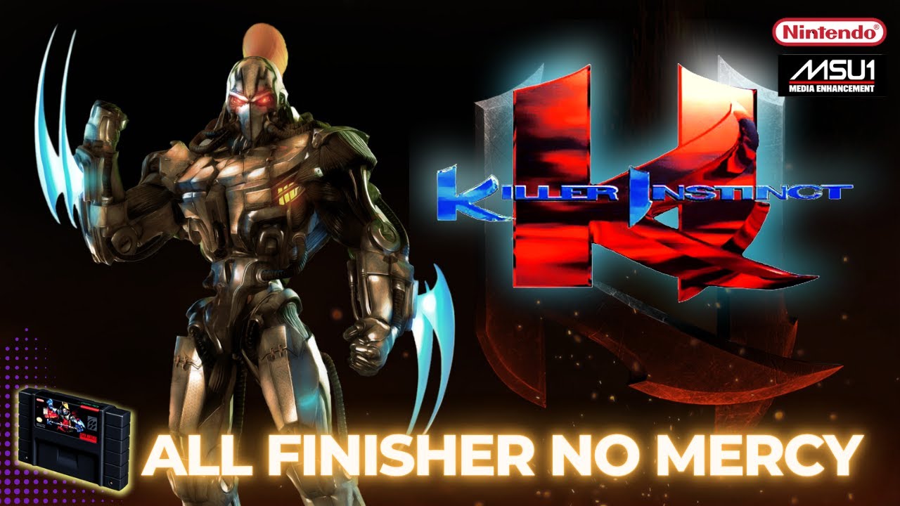 【SNES/MSU-1】KILLER INSTINCT ALL  FINISHERS NO MERCY