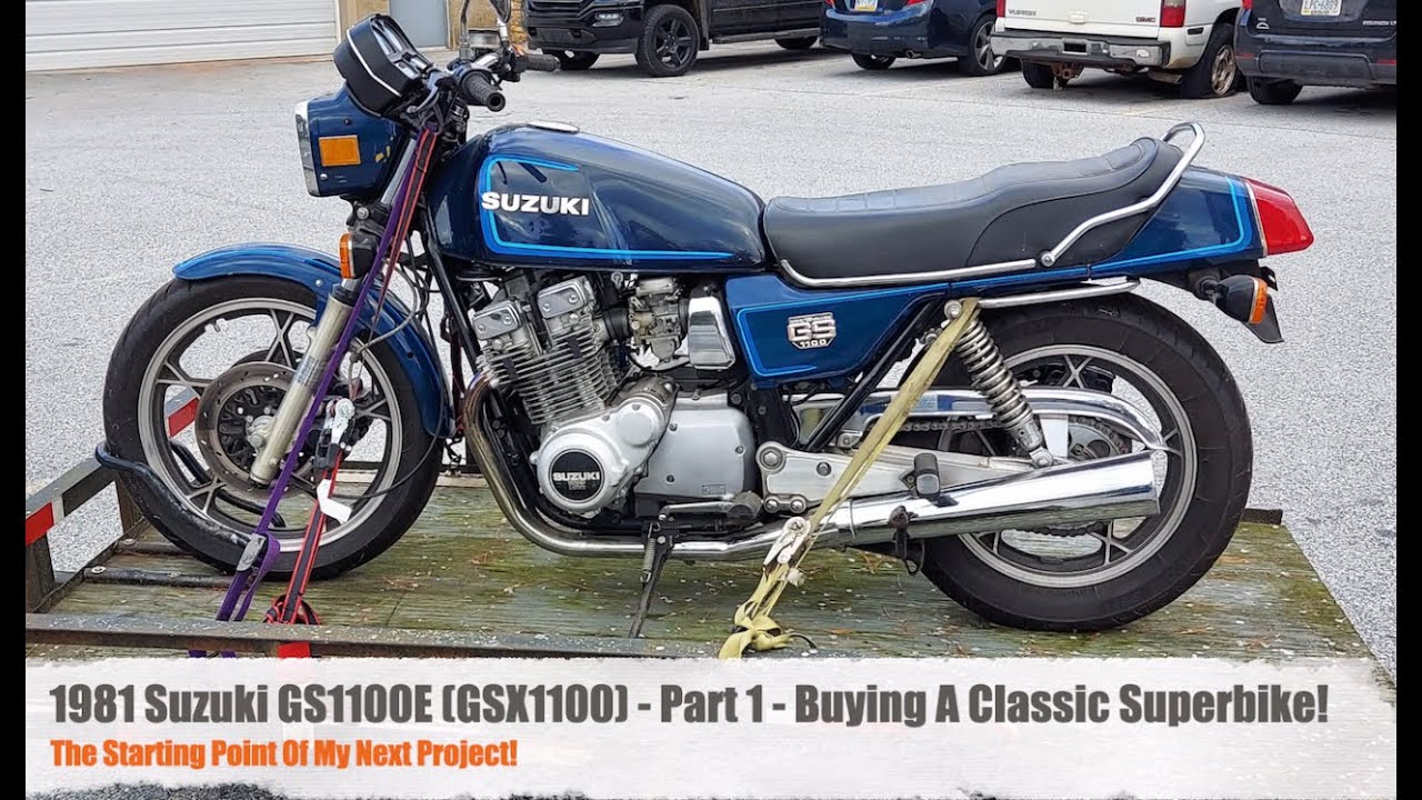 1981 Suzuki GS1100E (GSX1100) - Part 1 - Buying a Classic 1980s Superbike - My Next Project!