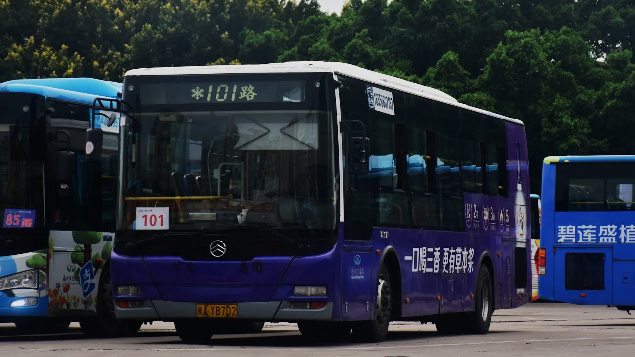 Golden Dragon XML6105JHEVC8C Plug-in Hybrid city bus Service Route 101