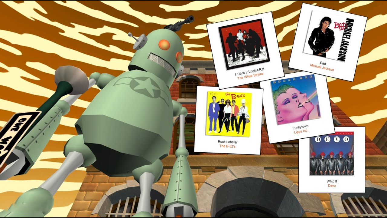 Отсылки к песням из The Maimtron 9000 — Sam & Max Beyond Time & Space (ПК)