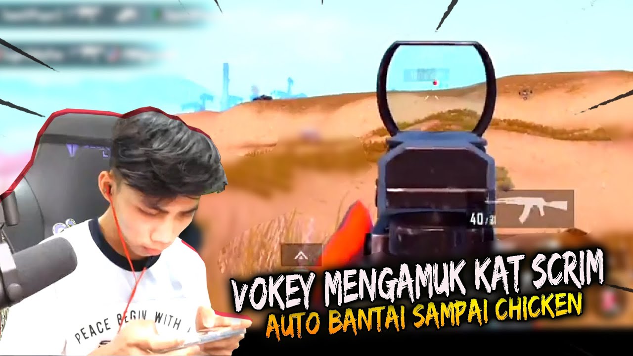 VOKEY RATAKAN MIRAMAR !! AUTO CHICKEN KAT SCRIM