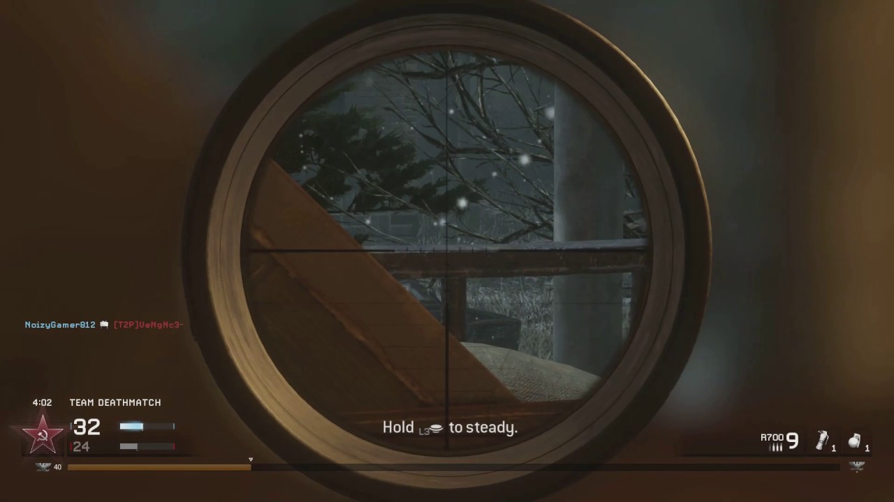 COD Modern Warfare Remastered R700 Sniping PS4 Gameplay