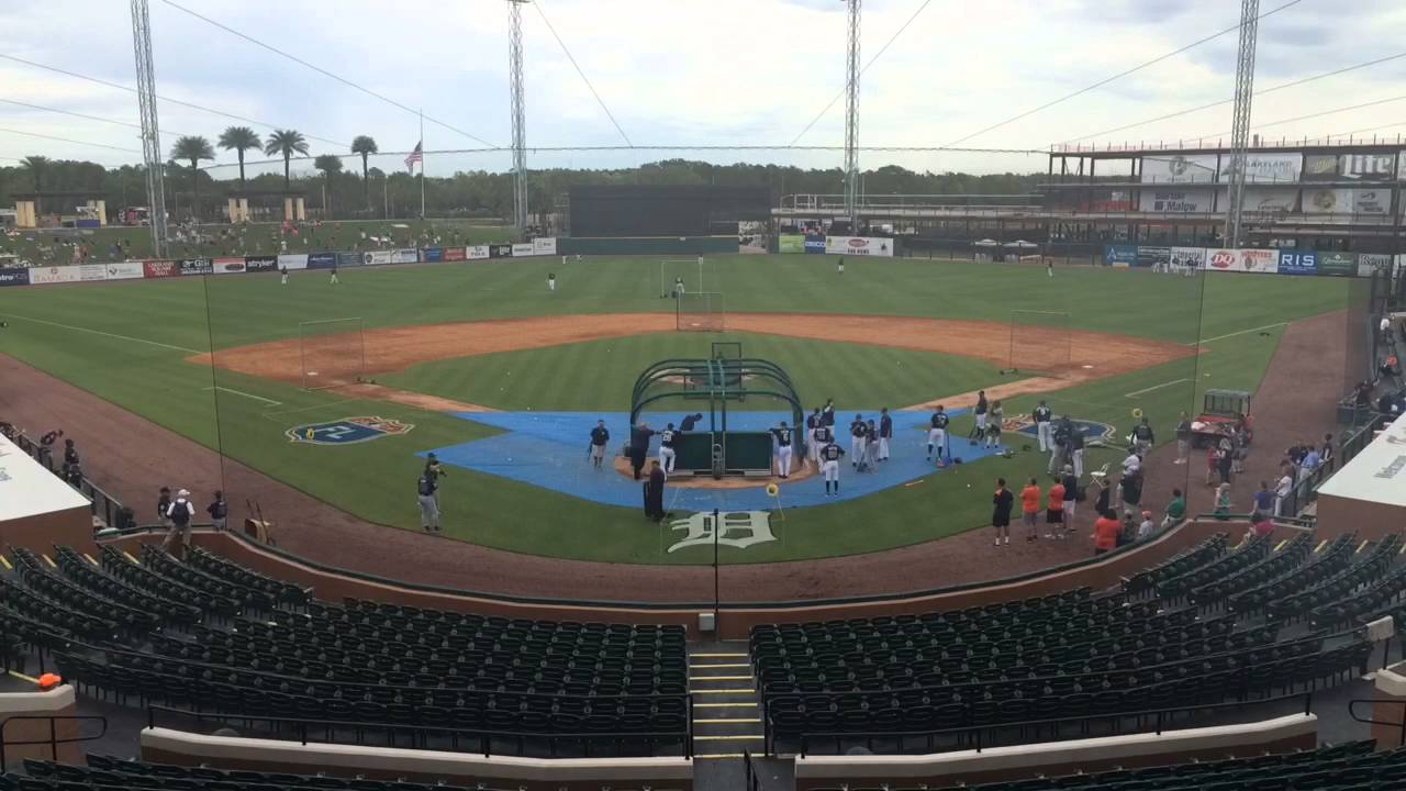 Detroit Tigers batting practice