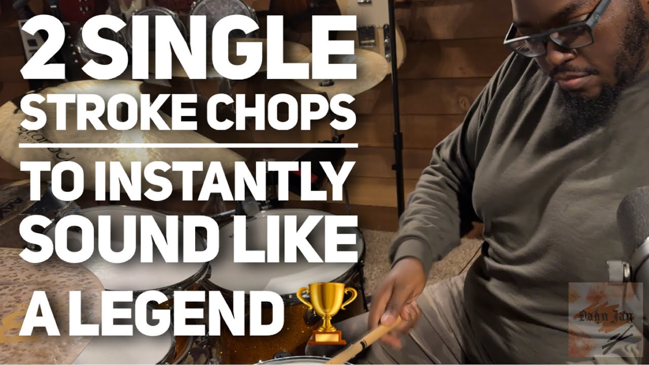 How to Play Single Stroke Notes — 2 🥁 Chop Examples