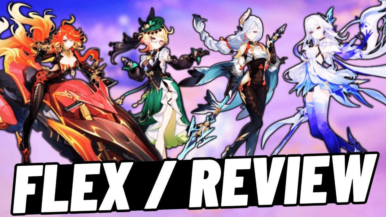 Flex/Review Spécial Skirk/Mavuika/Emilie/Shen He de la Communauté Twitch sur Genshin Impact