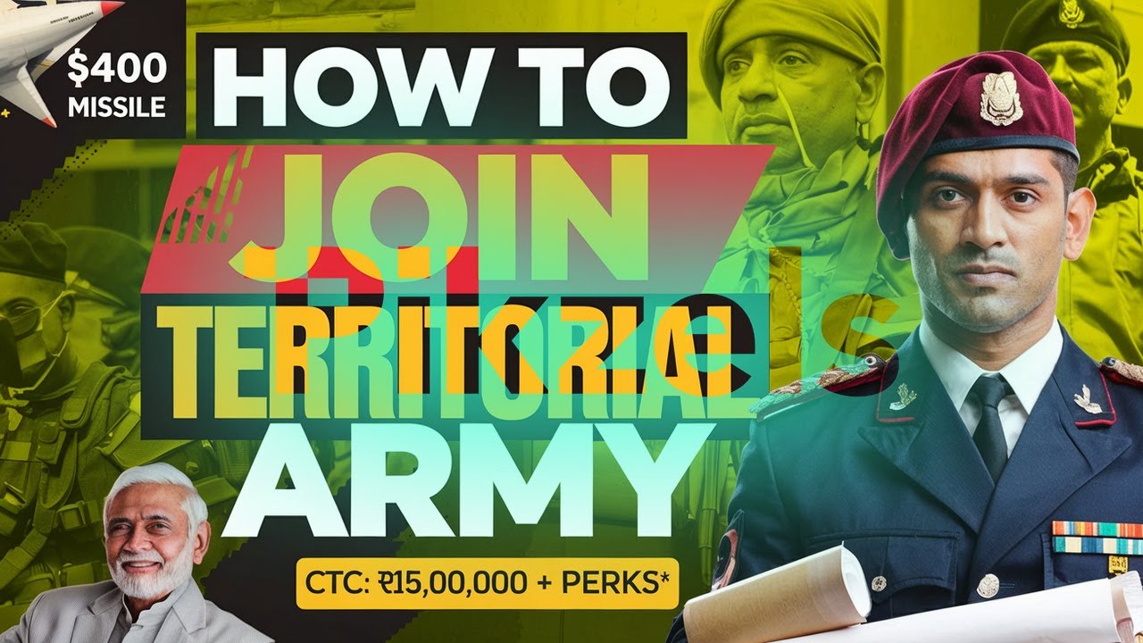 Territorial Army Officer Recruitment Explained | Become a TA Officer in India
