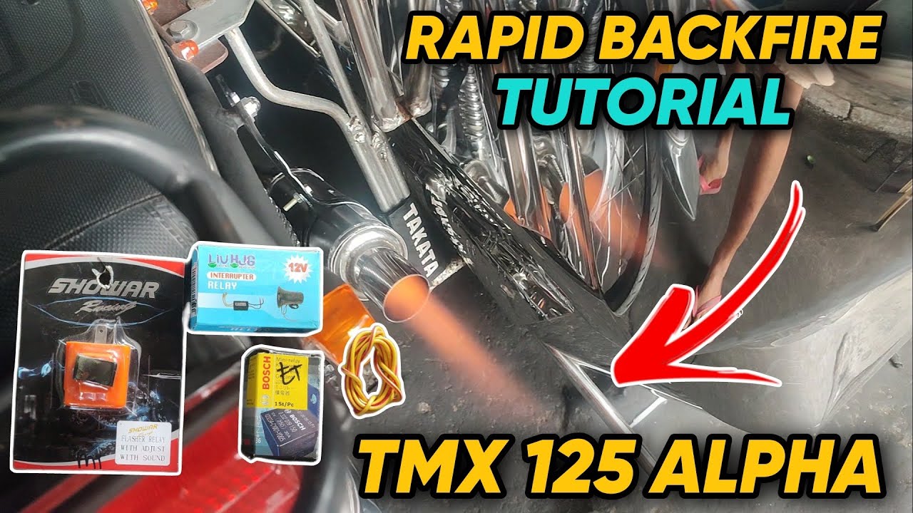 Paano Mag Install ng Rapid Backfire Gamit ang Interrupter Relay at Mini Relay sa Honda TMX 125 Alpha