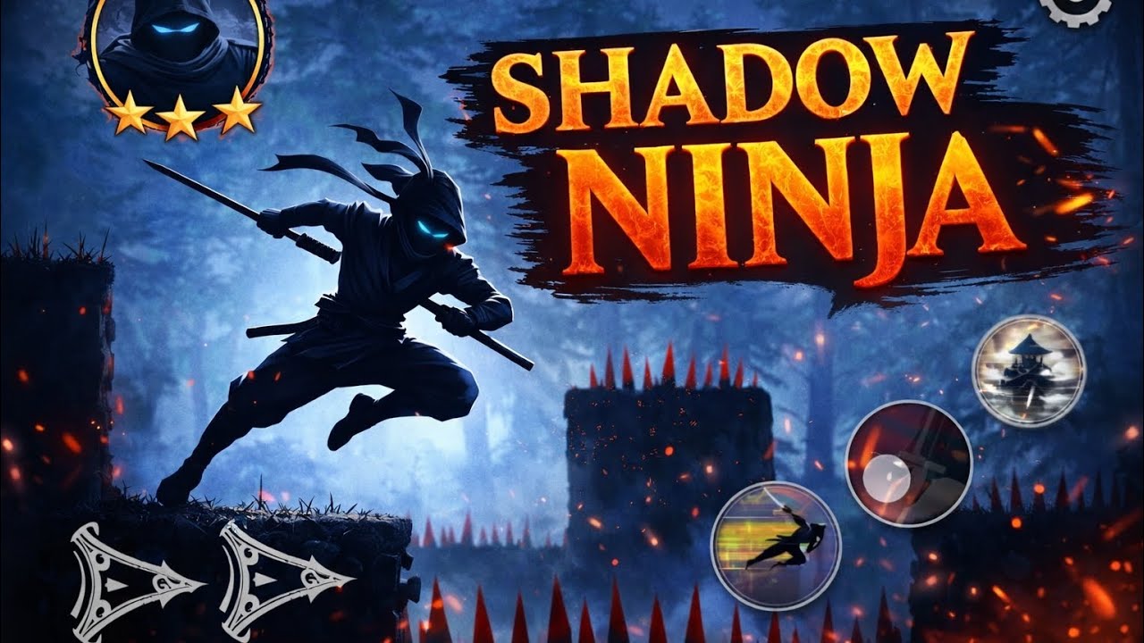 Ninja Arashi Style Shadow Fight ⚔️ Full Action Gameplay