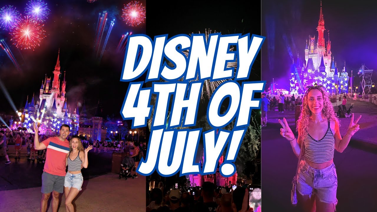 4th of July Celebration at Disney's Magic Kingdom! 🇺🇸 | Fireworks, DJs and Rides!