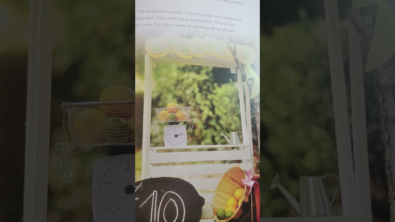 🍋 Lemonade Stand 🍋 Devotional (Psalm 105:41)