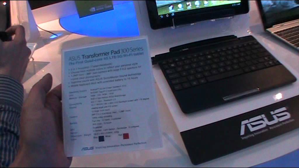 Asus Transformer Pad 300 and 700 at MWC 2012