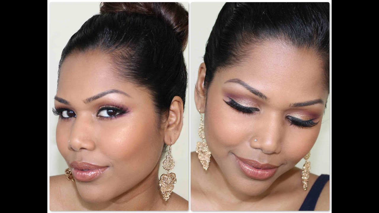 Classy and polished evening makeup