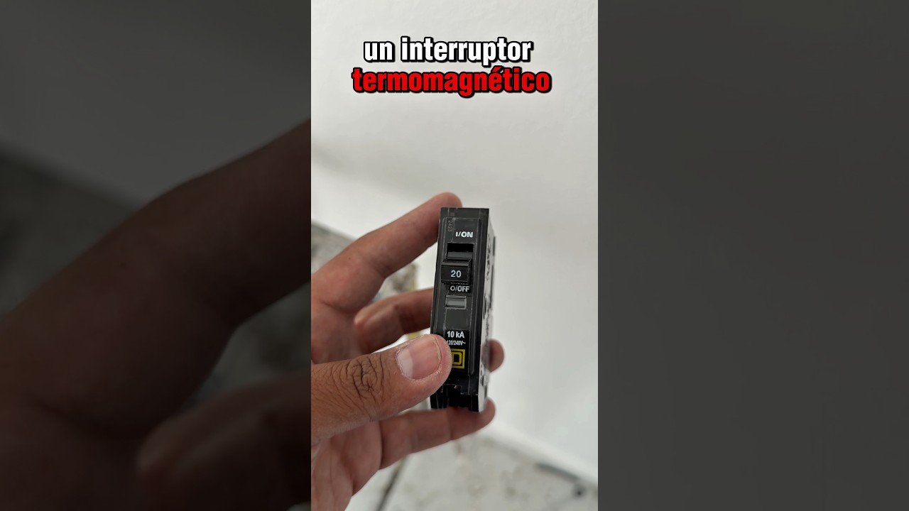 Qué es un interruptor termomagnético o pastilla 🤔