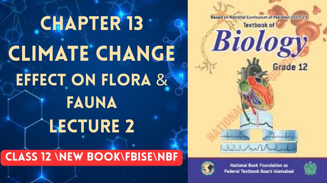 EFFECT OF CLIMATE CHANGE ON BIODIVERSITY | CLIMATE CHANGE|CHAPTER 13| CLASS 12 | BIOLOGY | NEW BOOK