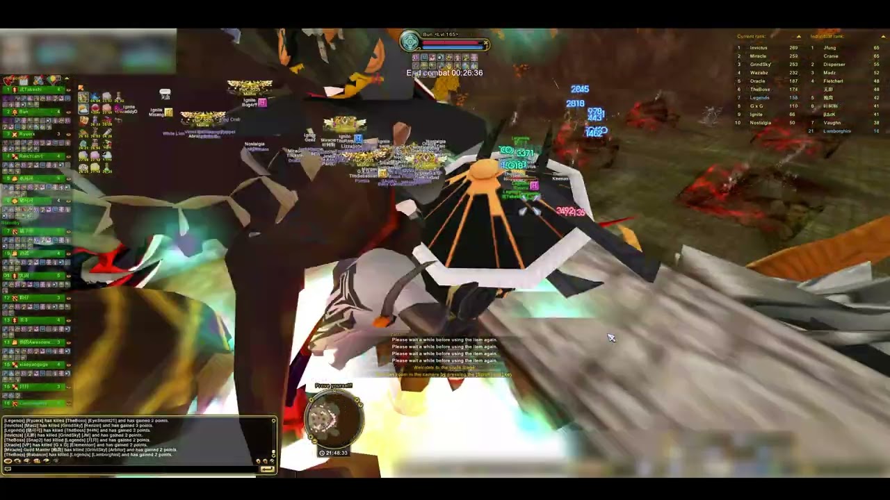 [Nov. 22, 2025] Flyff Universe Lawolf Main Siege - Lamborghini POV from Legends guild