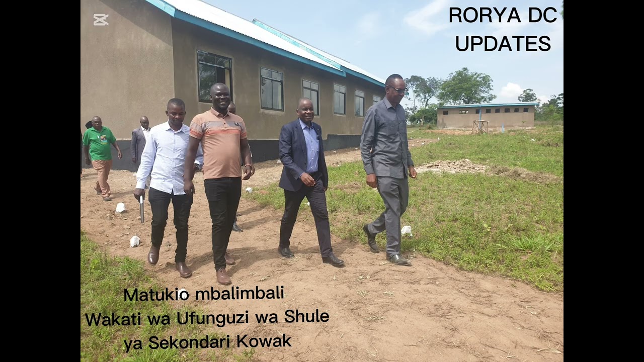 DC RORYA AFUNGUA SHULE YA SEKONDARI KOWAK