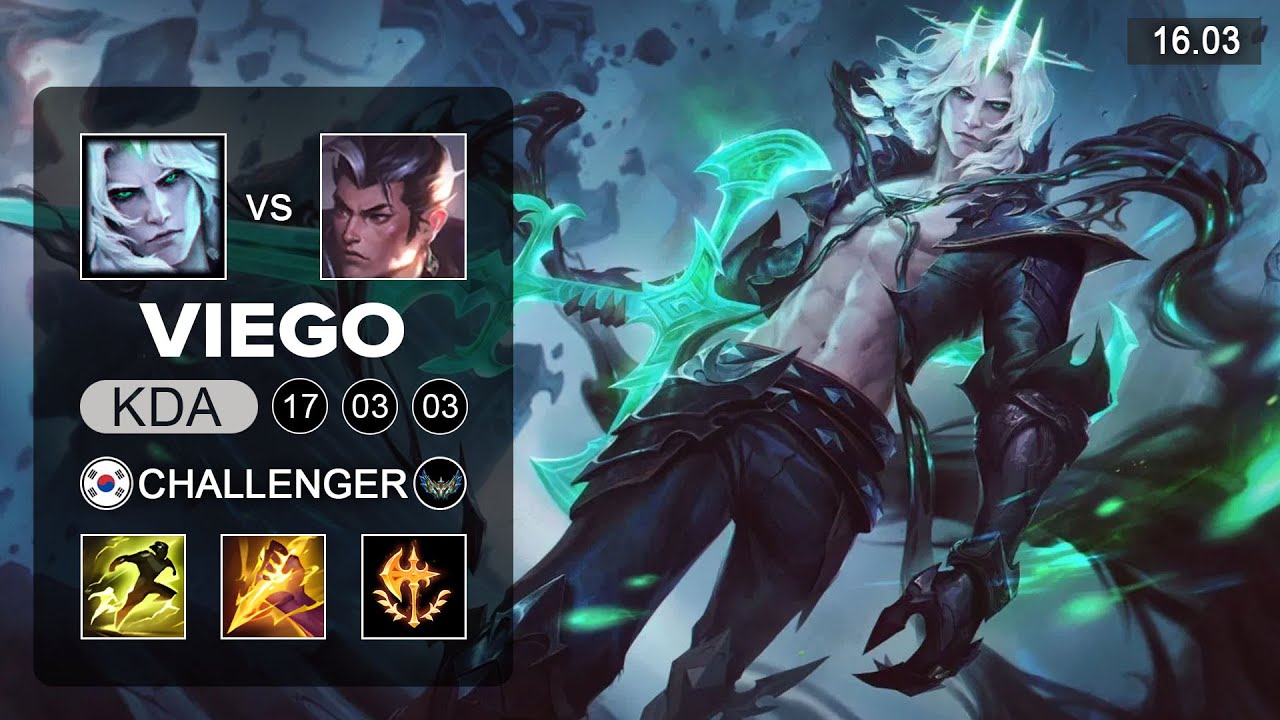 Viego vs XinZhao Jungle - KR Challenger - Patch 16.03 Season 16
