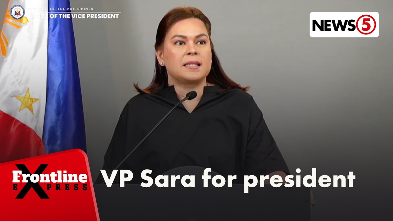 VP Sara Duterte, tatakbo sa 2028 presidential elections