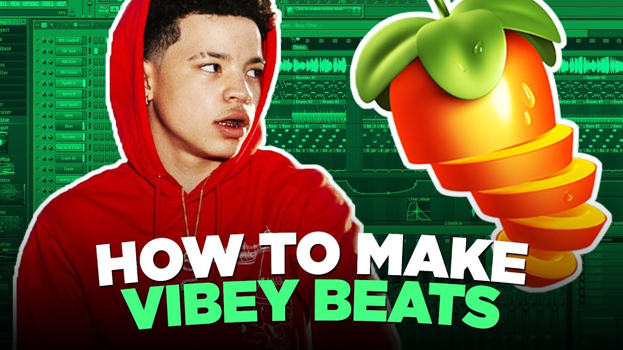 MAKING A VIBEY BEAT FROM SCRATCH IN FL STUDIO 20 | KC Supreme