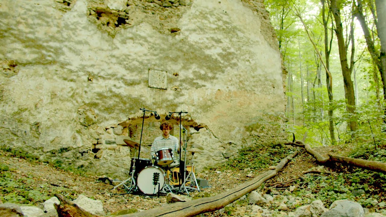 Attila Gyárfás - MINIMAL DISTANCE // album teaser // drum solo in the forest by a monastery's ruins
