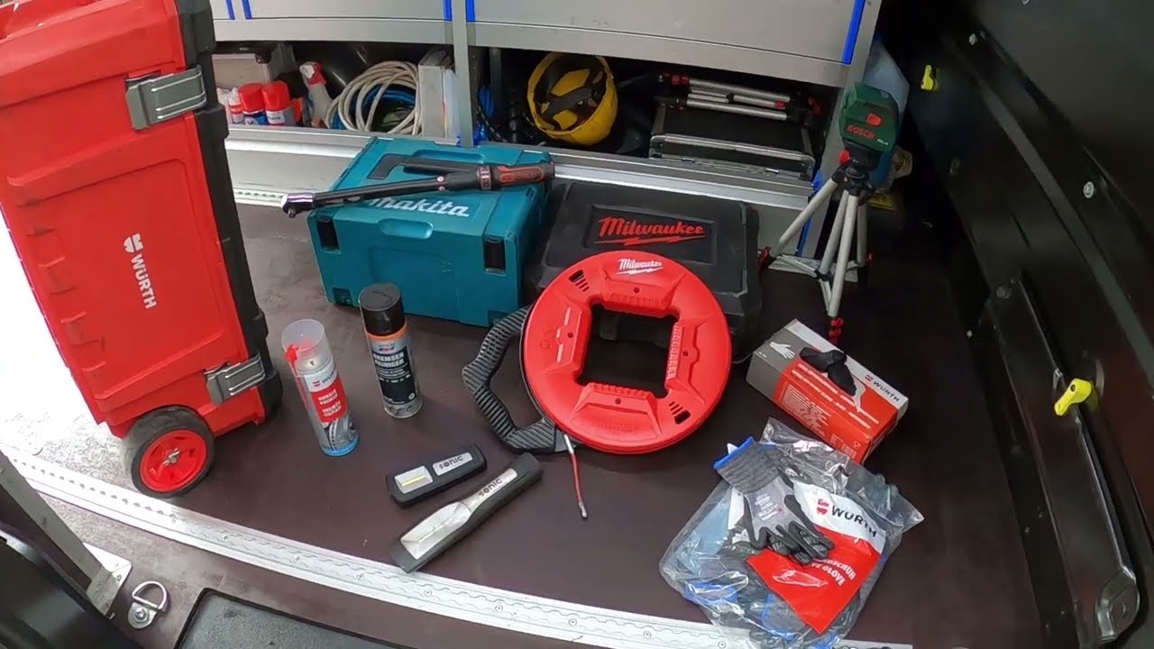Мастерская в Toyota Proace || инструменты💥Bosch, Makita, Milwaukee.