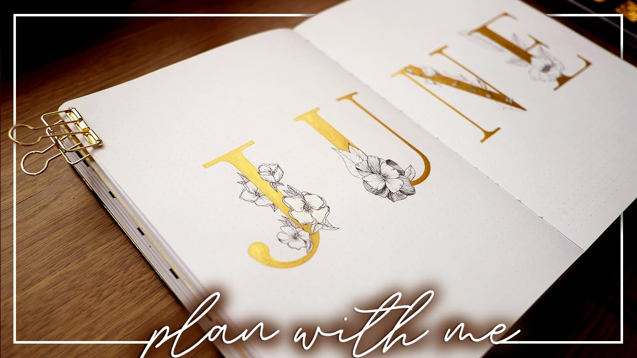Plan With Me: June 2020 Bullet Journal Set Up