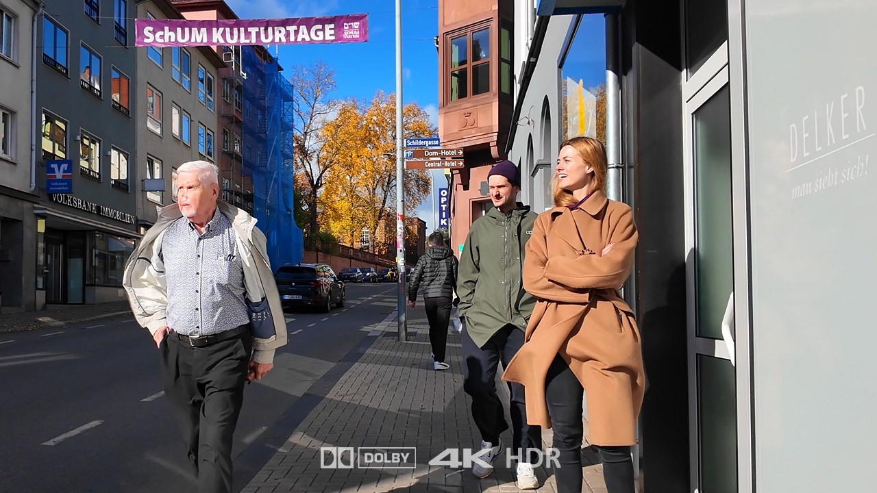 Worms – Autumn Walk Through the Historic City & Cathedral | Walking Tour Germany 4K