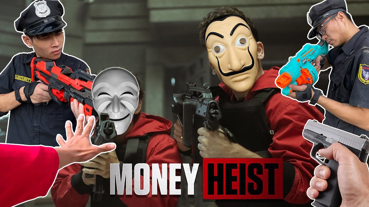 MONEY HEIST 17 vs POLICE (BELLA CIAO REMIX) | All Action Story POV