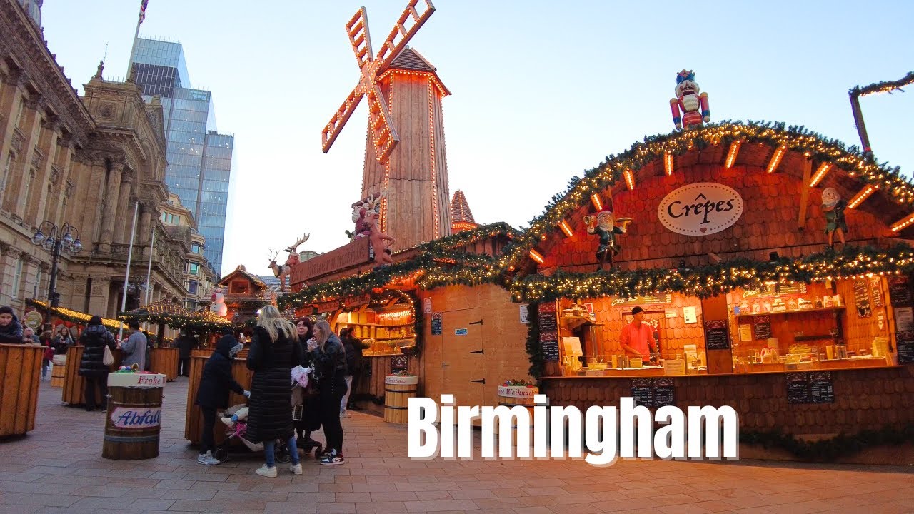 Frankfurt Christmas Market 2024 | Birmingham | Victoria Square | New Street | Town and City Walks