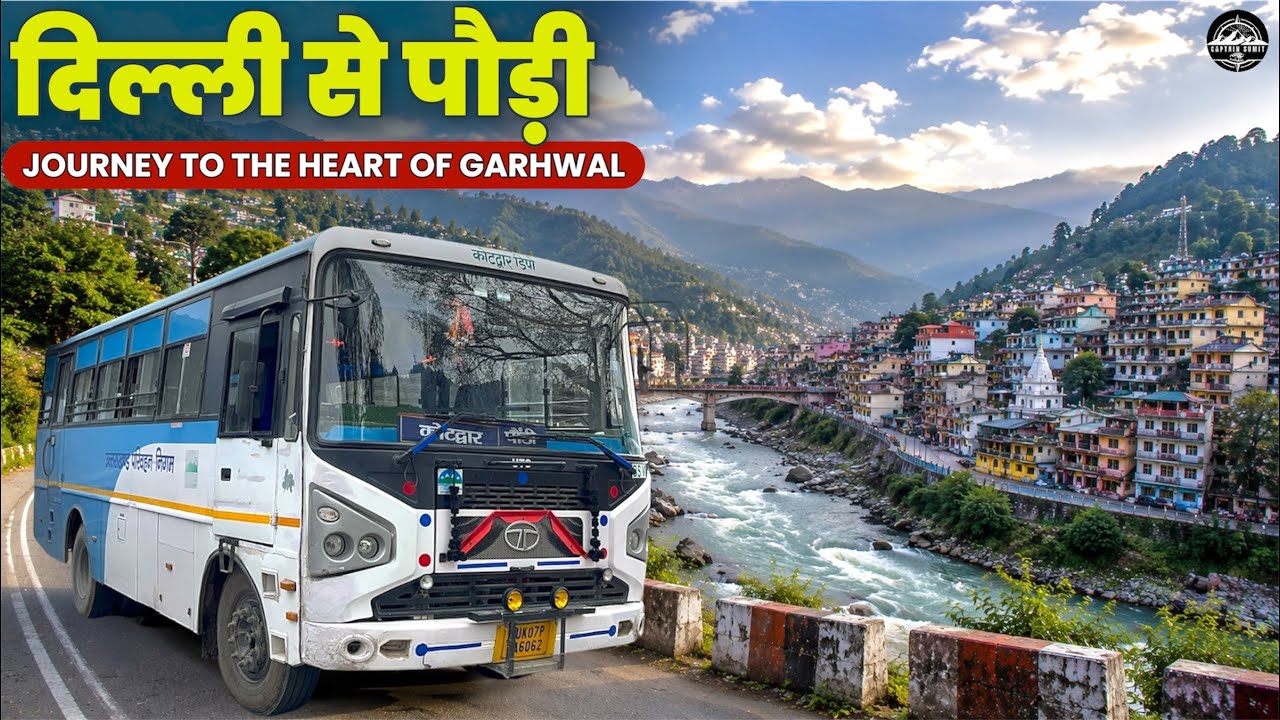 Delhi to Pauri UTC Bus Journey | Scenic Uttarakhand Road Trip 🚌🏔️