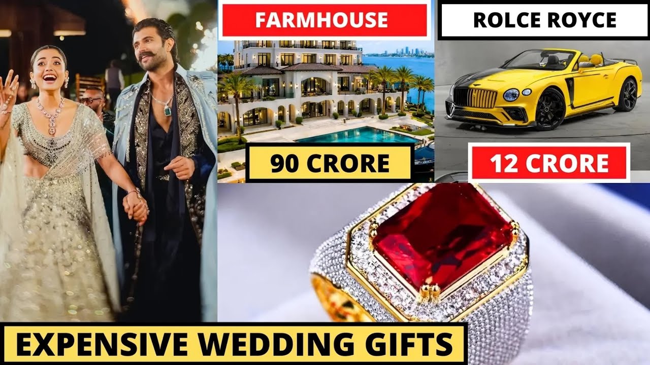 Top 10 Most Expensive Wedding Gifts for Rashmika & Vijay Deverakonda | ViRosh Wedding 💍
