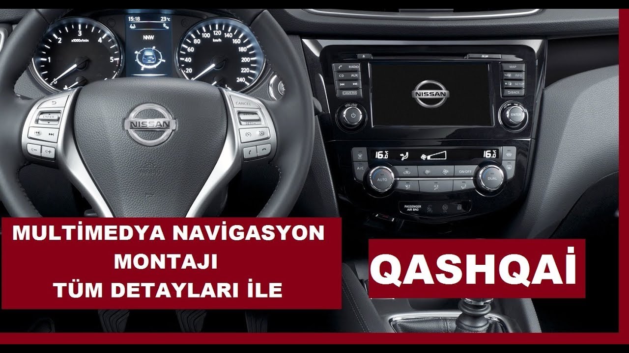 NAVİGASYON CİHAZI BAĞLANTILARI NASIL YAPILMALIDIR? QASHQAİ MULTİMEDYA MONTAJI-6