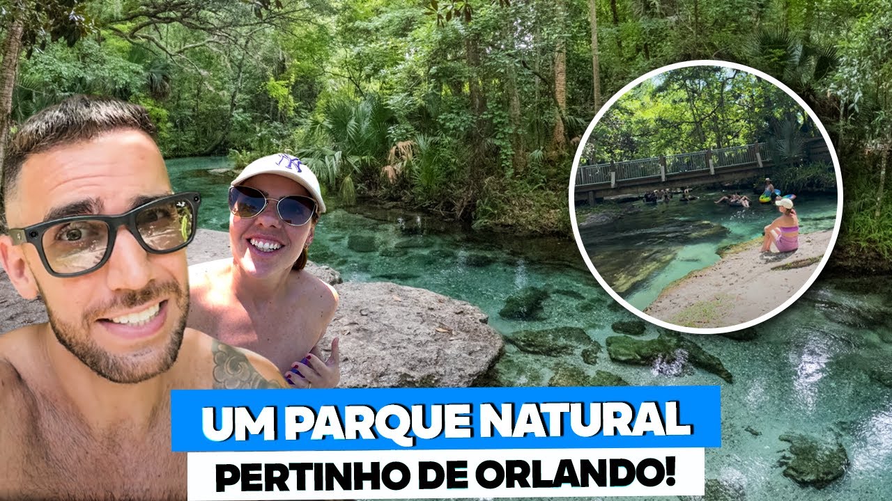 UM PARQUE NATURAL INCR&Iacute;VEL E BEM PERTO DE ORLANDO! Kelly Park - Rock Springs!