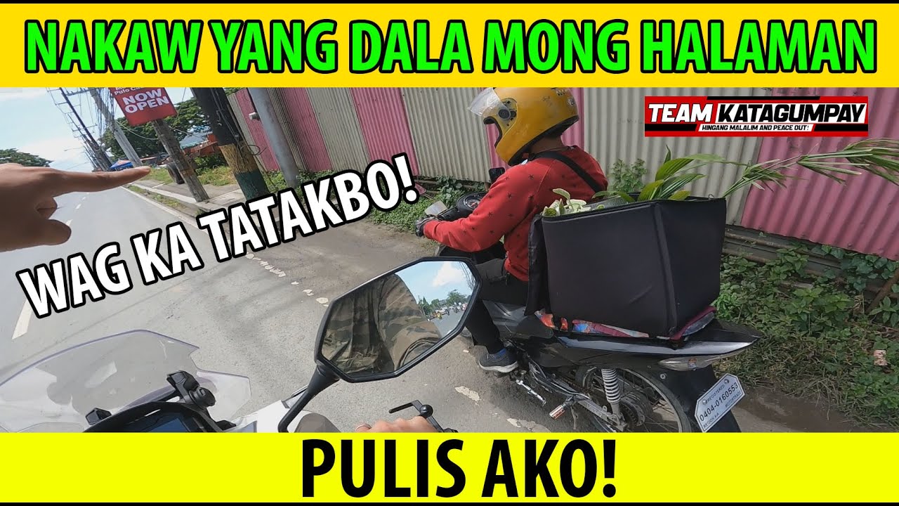 Nakaw yang halaman na na-booking mo! - Tabe mo Pulis ako - Team Katagumpay