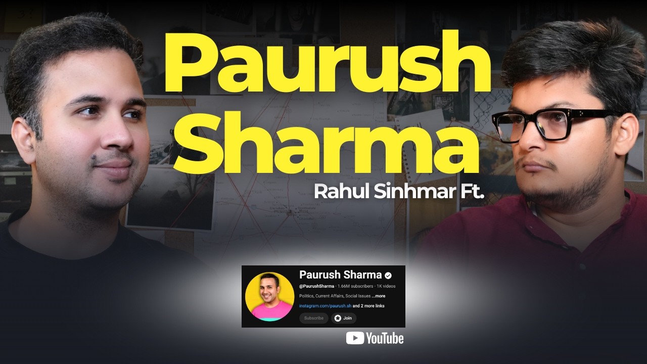 My Family is BJP Supporter - Paurush Sharma Ft. Rahul Sinhmar