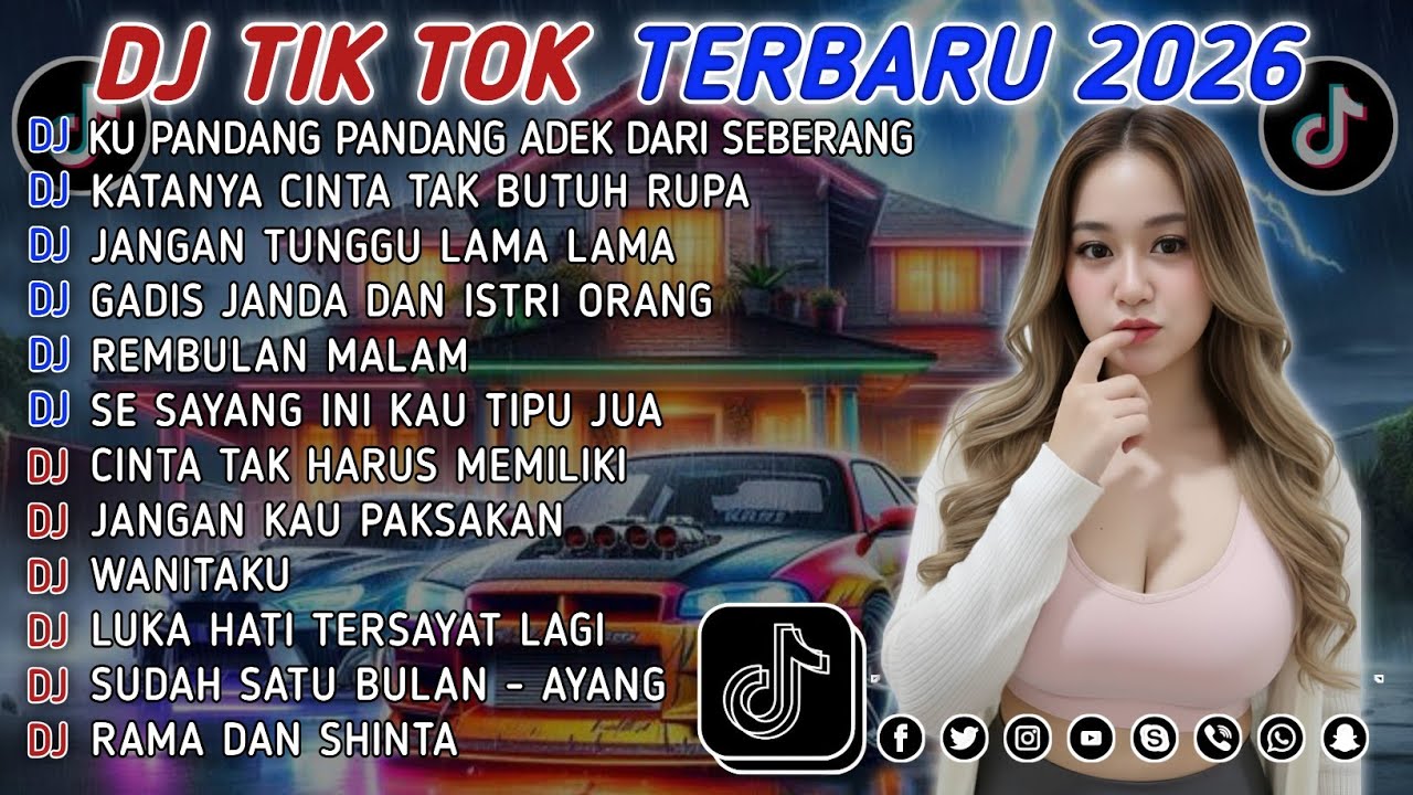 DJ TIKTOK TERBARU 2026 || DJ CINTA DARI SEBERANG 🎵 DJ KATANYA CINTA TAK BUTUH RUPA 🎵 FULL ALBUM❗❗