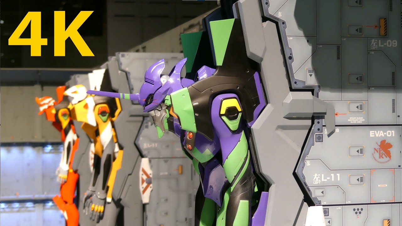 【エヴァンゲリオン②左】スモールワールズ東京（第3新東京市）SMALL WORLDS TOKYO（巨大ジオラマ）初号機（綾波レイ）ミニチュア ワールド Miniature World スモールワールド