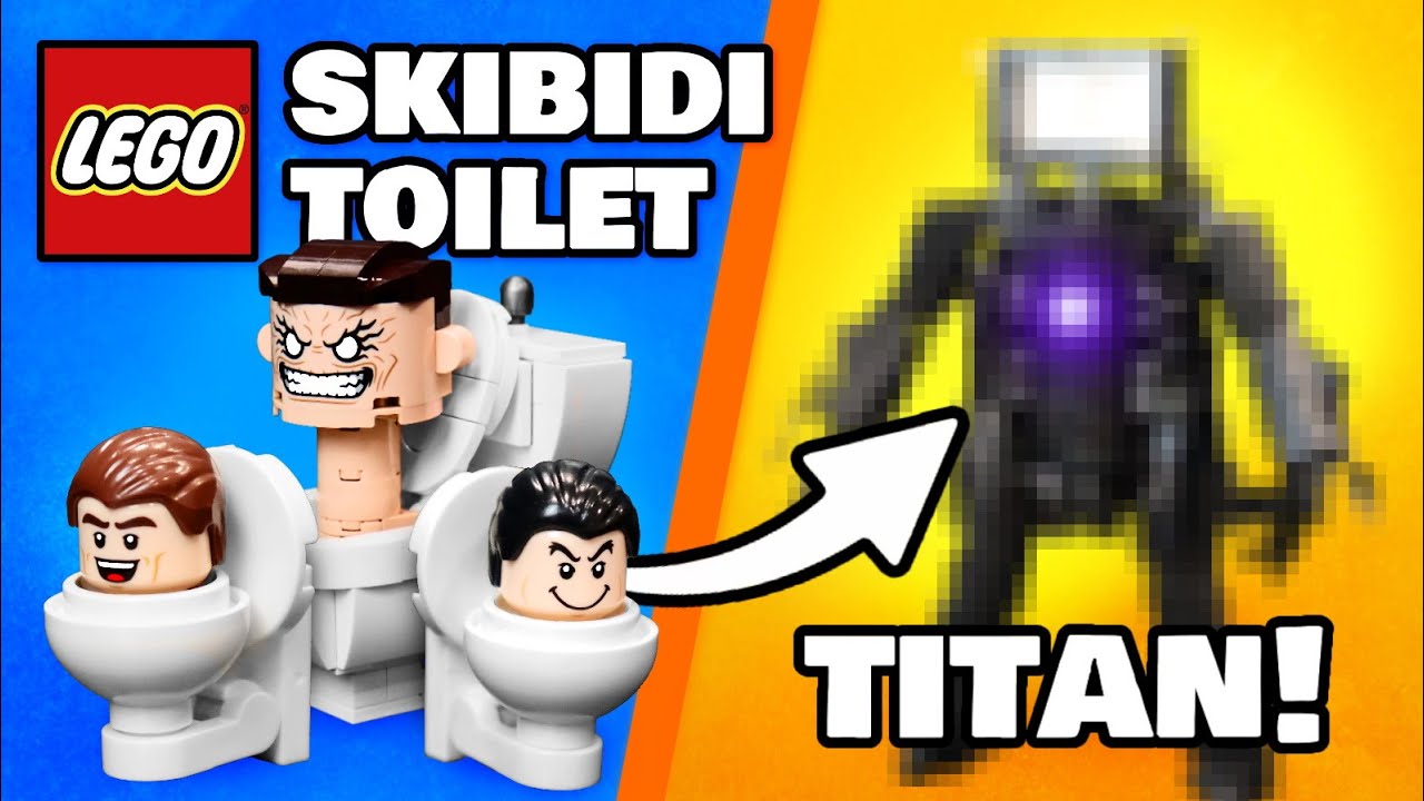 Я сделал ТУАЛЕТ SKIBIDI из LEGO!