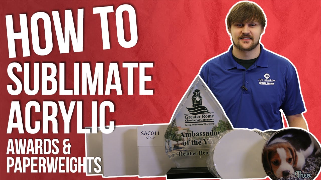 Create Customized Acrylic Awards and Paperweights with Sublimation