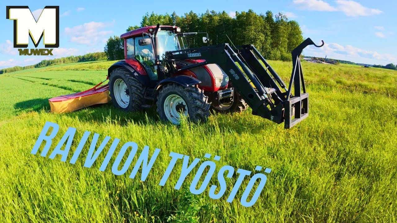 Saataasko tämä takaasi ruoantuotannolliseen viljelyyn - Lieriöniittokone Lisicki sekä Valtra C150